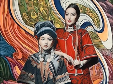 CCTV.com丨彝族画家沙马拉毅彝画选登