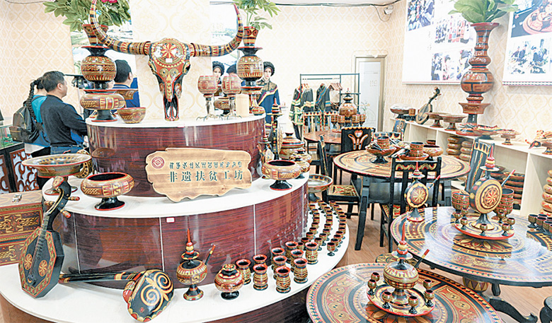 非遗工坊。孙建生摄 非遗工坊。孙建生摄