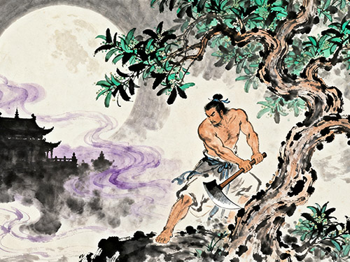 黄发能丨月宫与嫦娥的传说故事