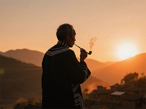 沙马鲁石：阿爸的兰花烟  (散文)