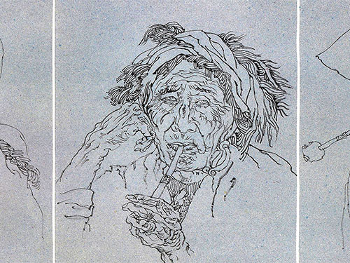 工笔画中彝族女性头饰审美的表现形式研究