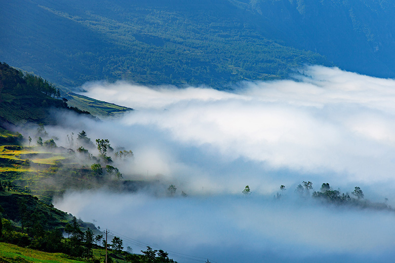 《马洛云海》-周凡摄--包谷坪乡
